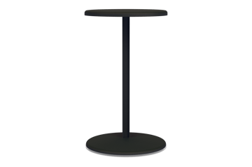 Lolly side table 56 cm - Black grey matte - Hem