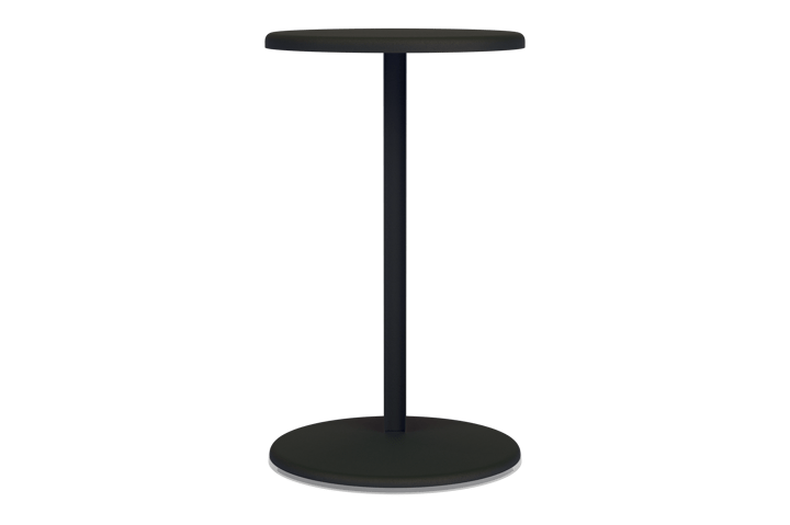 Lolly side table 56 cm, Black grey matte Hem