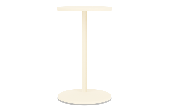 Lolly side table 56 cm, Cream matte Hem