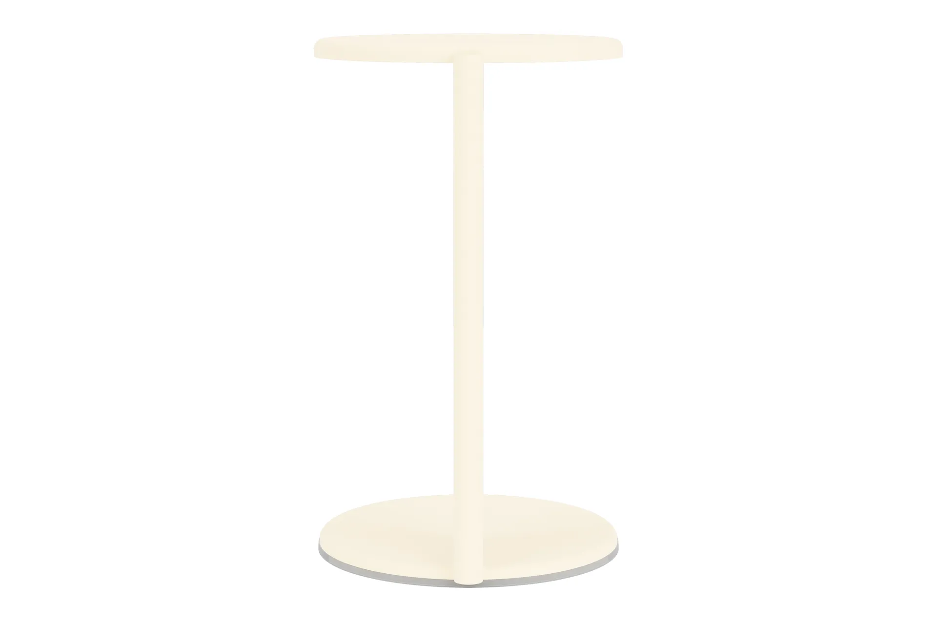Lolly side table 56 cm, Cream matte Hem