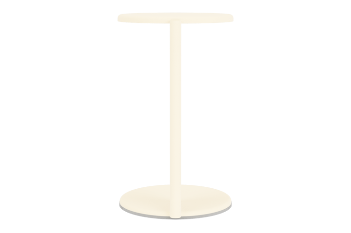 Lolly side table 56 cm, Cream matte Hem