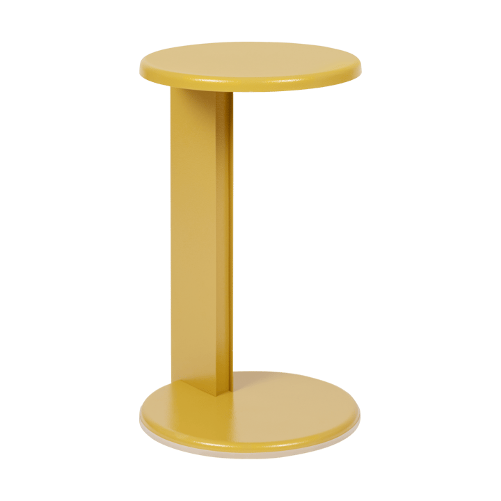 Lolly side table 56 cm - Ochre yellow gloss - Hem