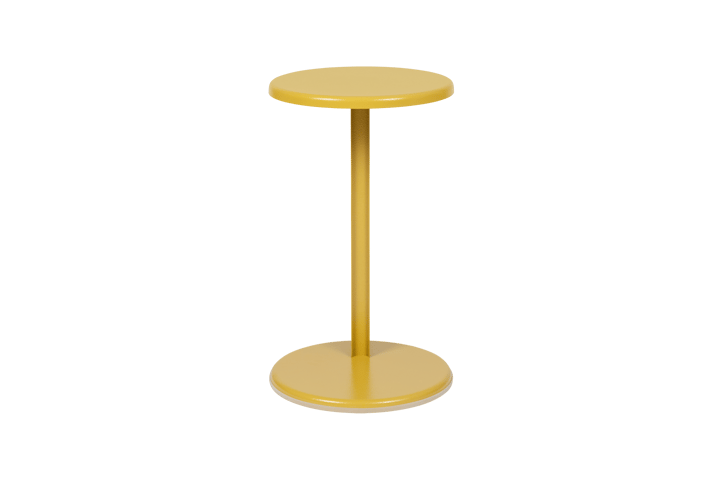 Lolly side table 56 cm, Ochre yellow gloss Hem