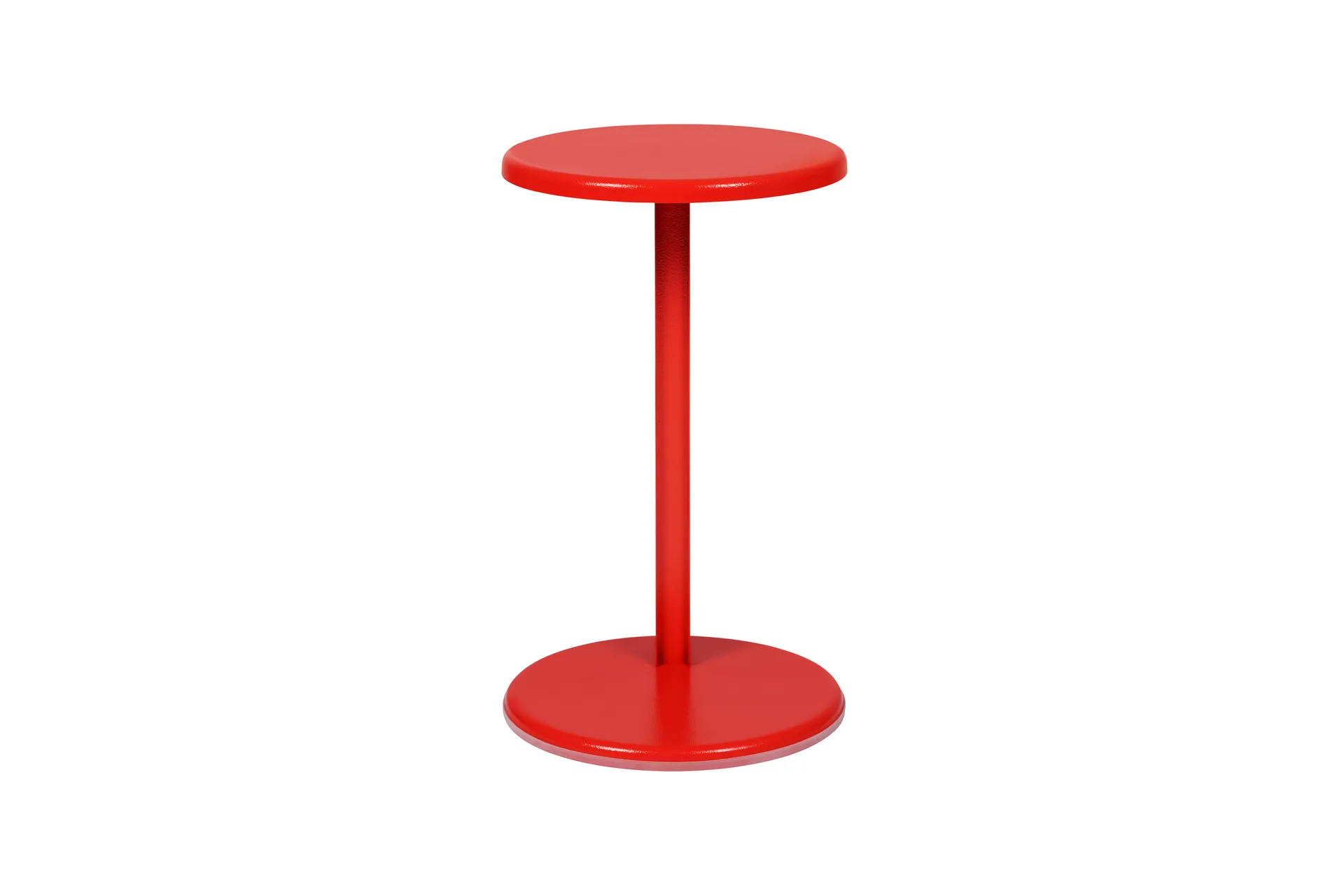 Lolly side table 56 cm, Traffic red gloss Hem