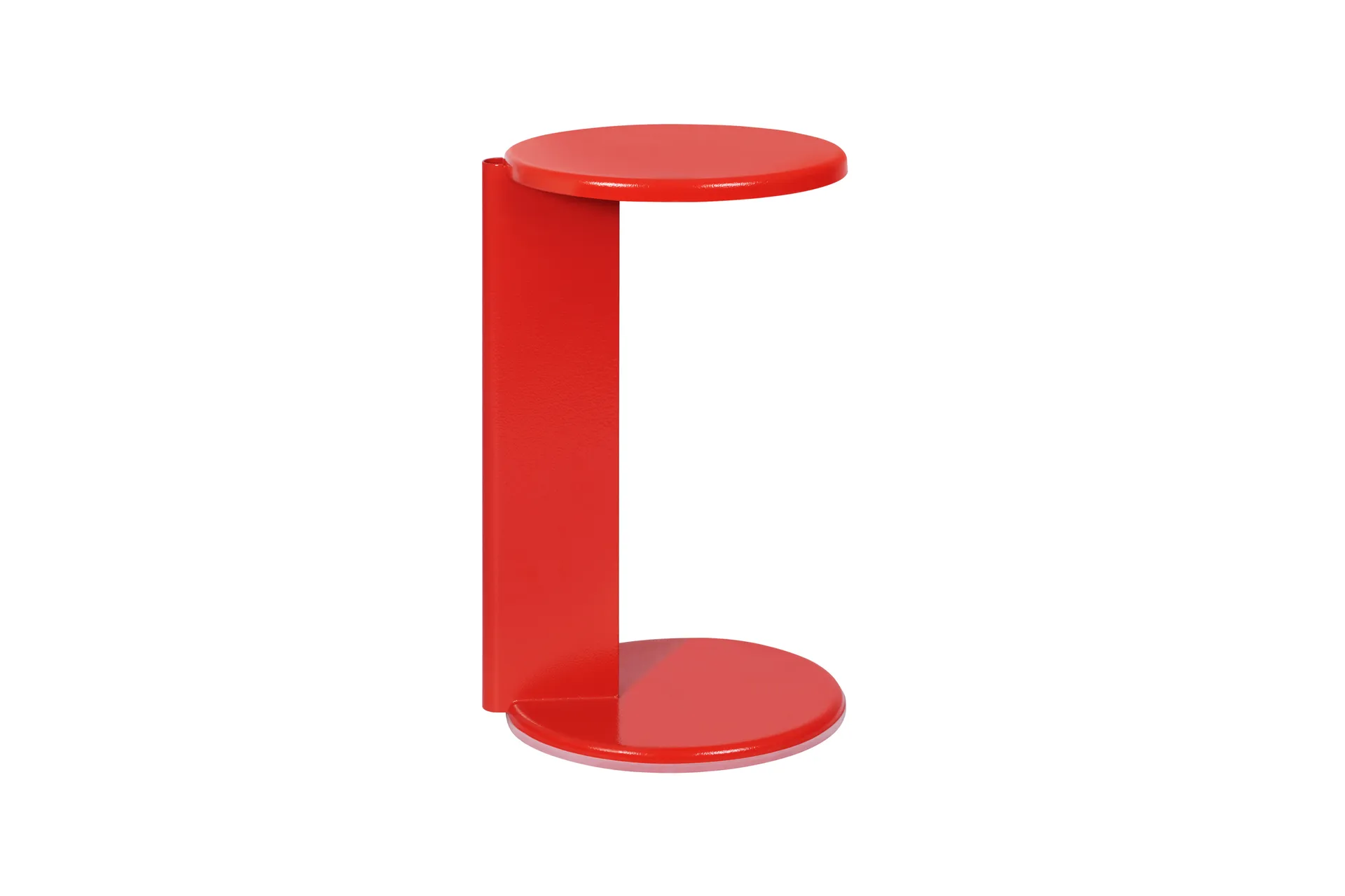 Lolly side table 56 cm, Traffic red gloss Hem