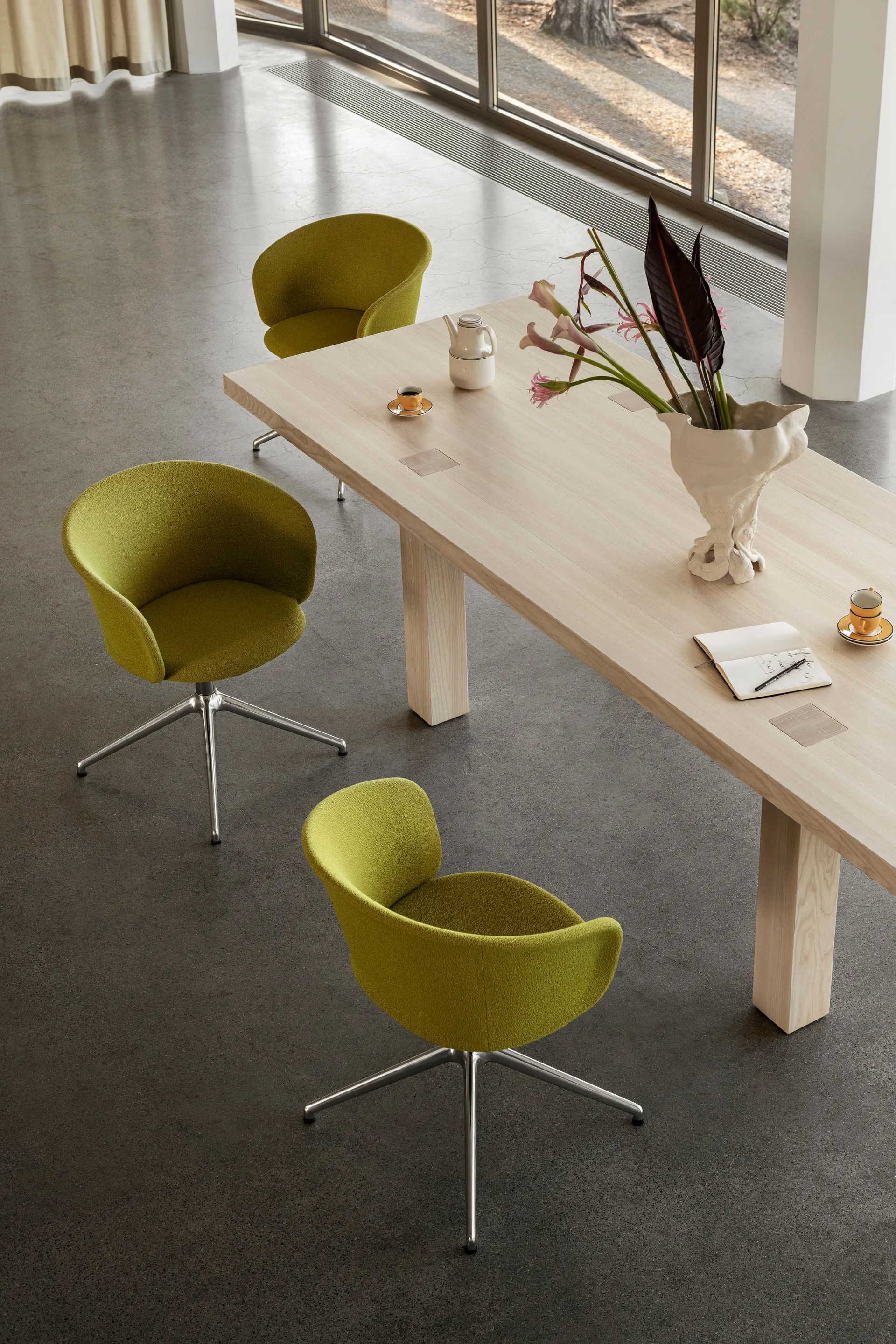 Max dining table 90x250 cm, Ash Hem