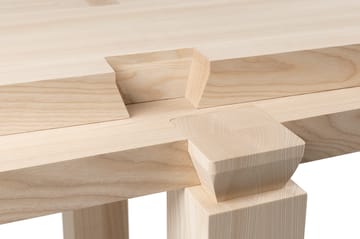 Max dining table with benches 250 cm - Ash - Hem