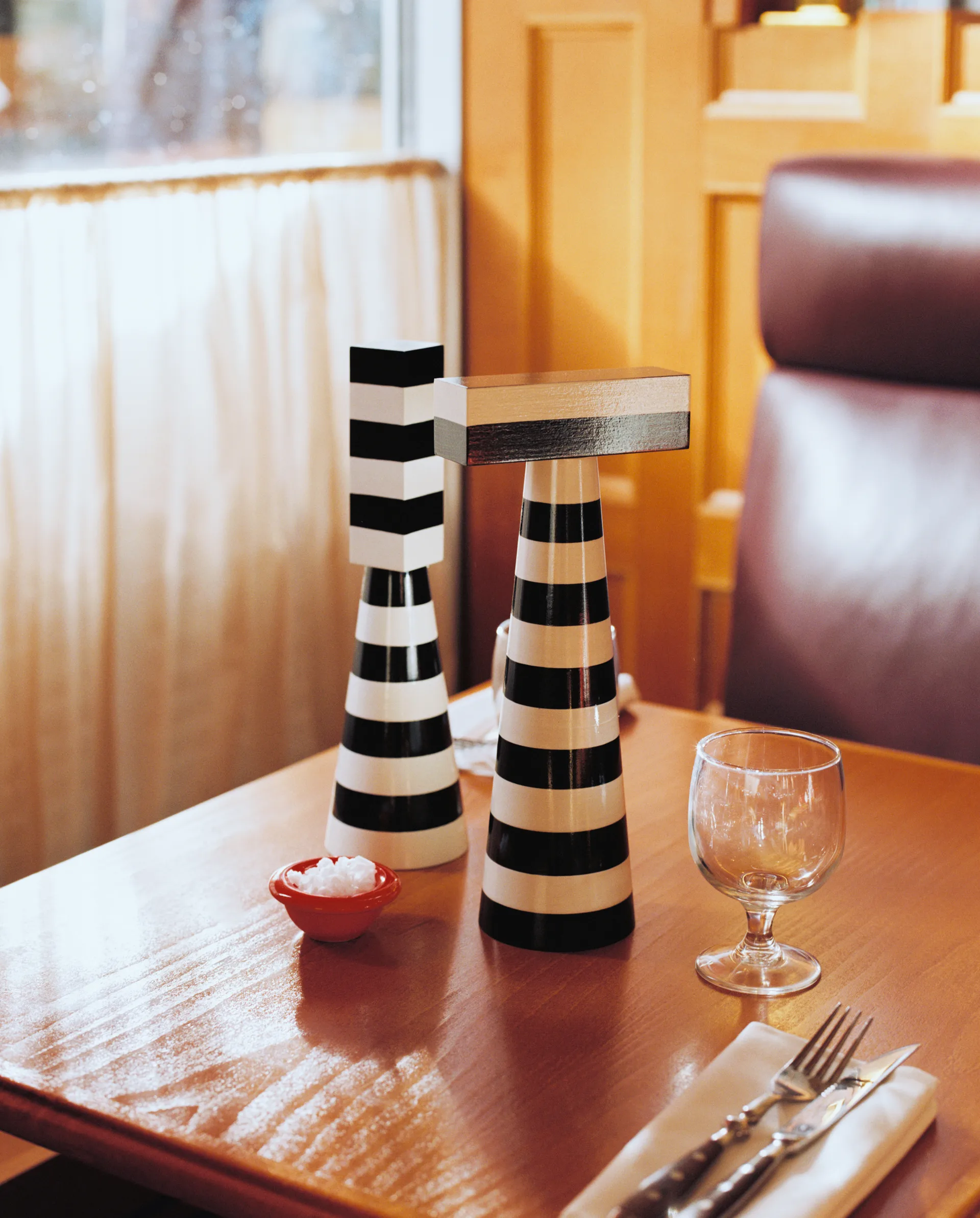 Molino Horizontal salt- & pepper mill 29 cm, Black-white Hem