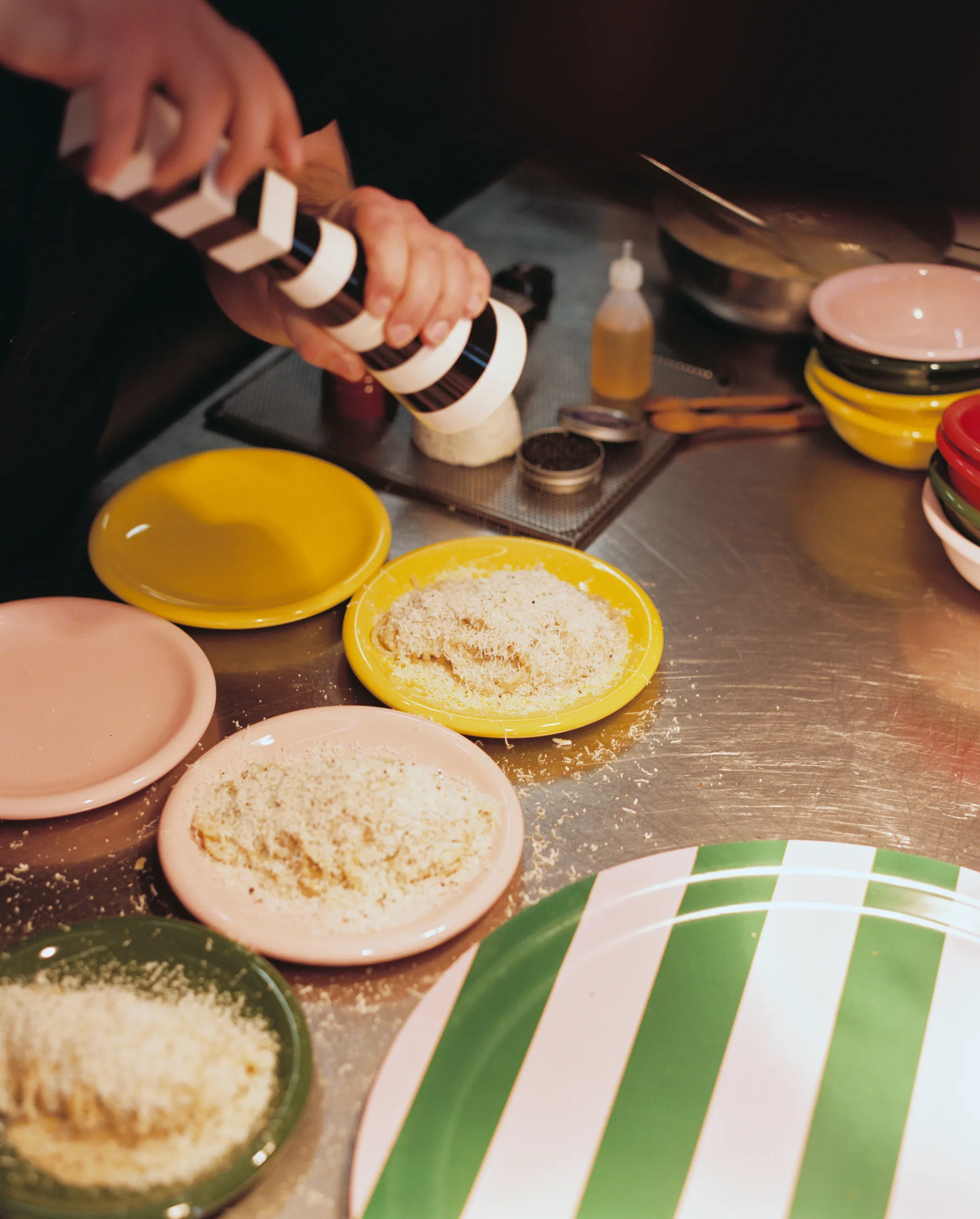 Molino Horizontal salt- & pepper mill 29 cm, Black-white Hem