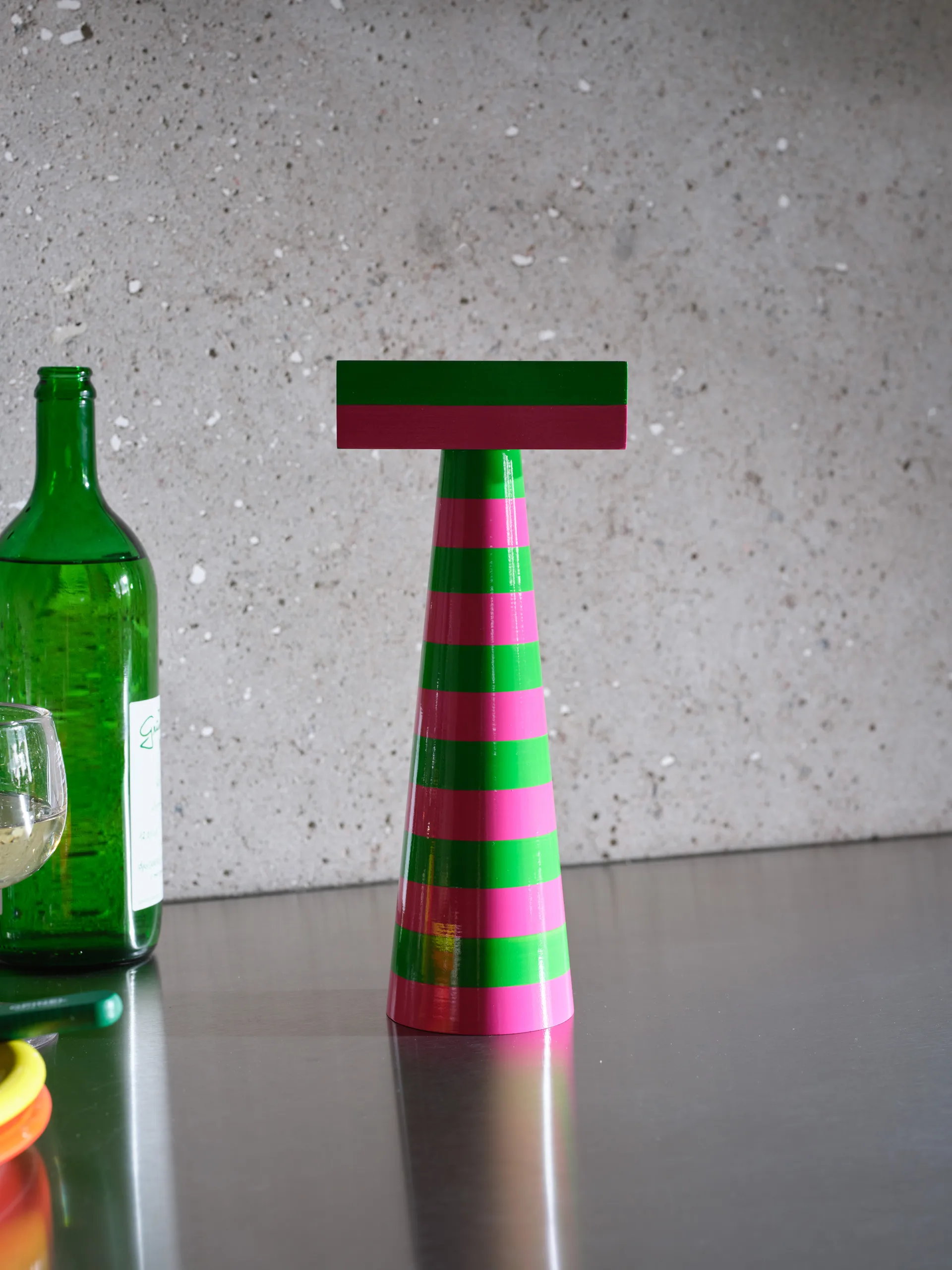 Molino Horizontal salt- & pepper mill 29 cm, Green-magenta Hem