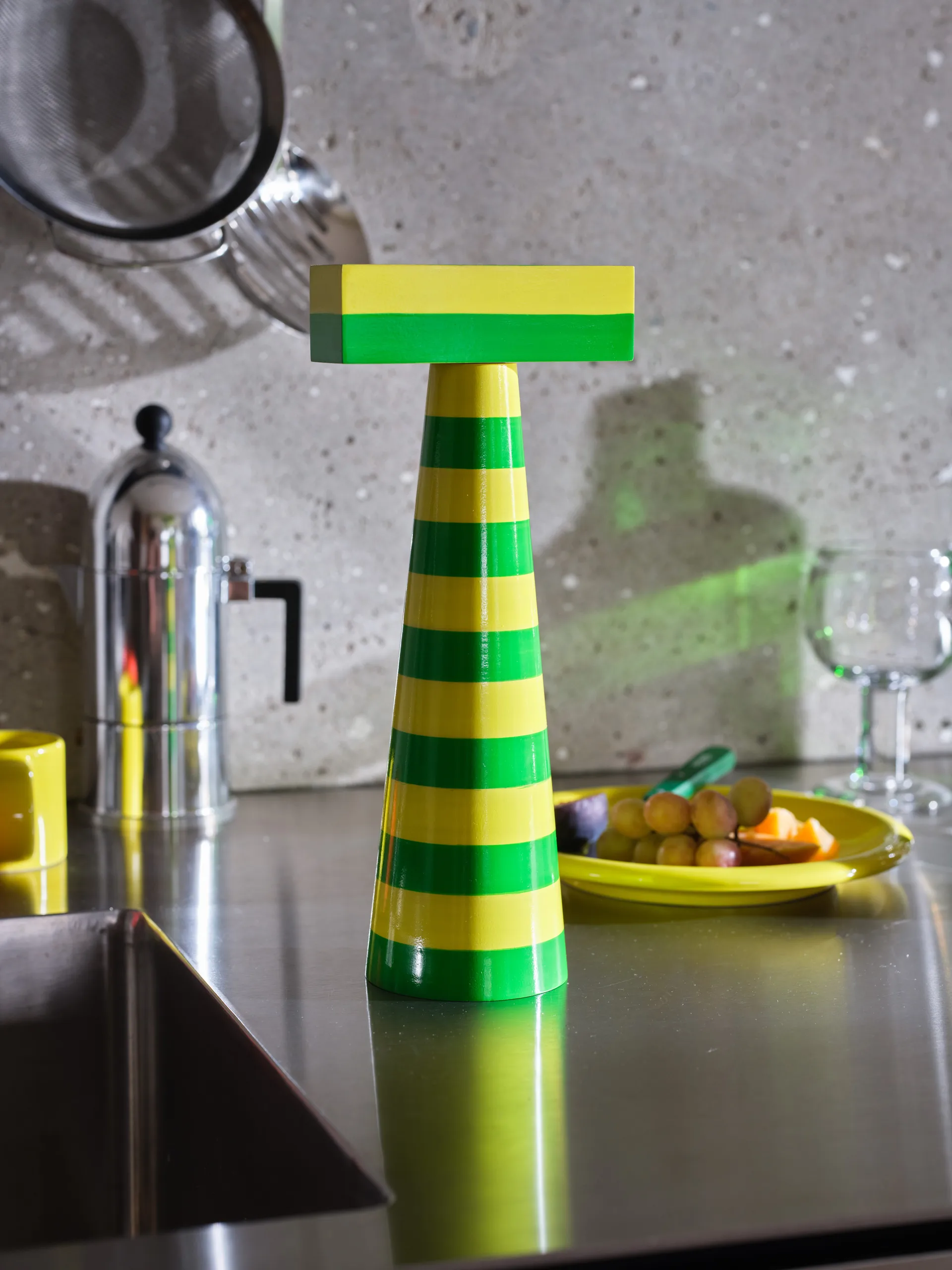 Molino Horizontal salt- & pepper mill 29 cm, Green-yellow Hem