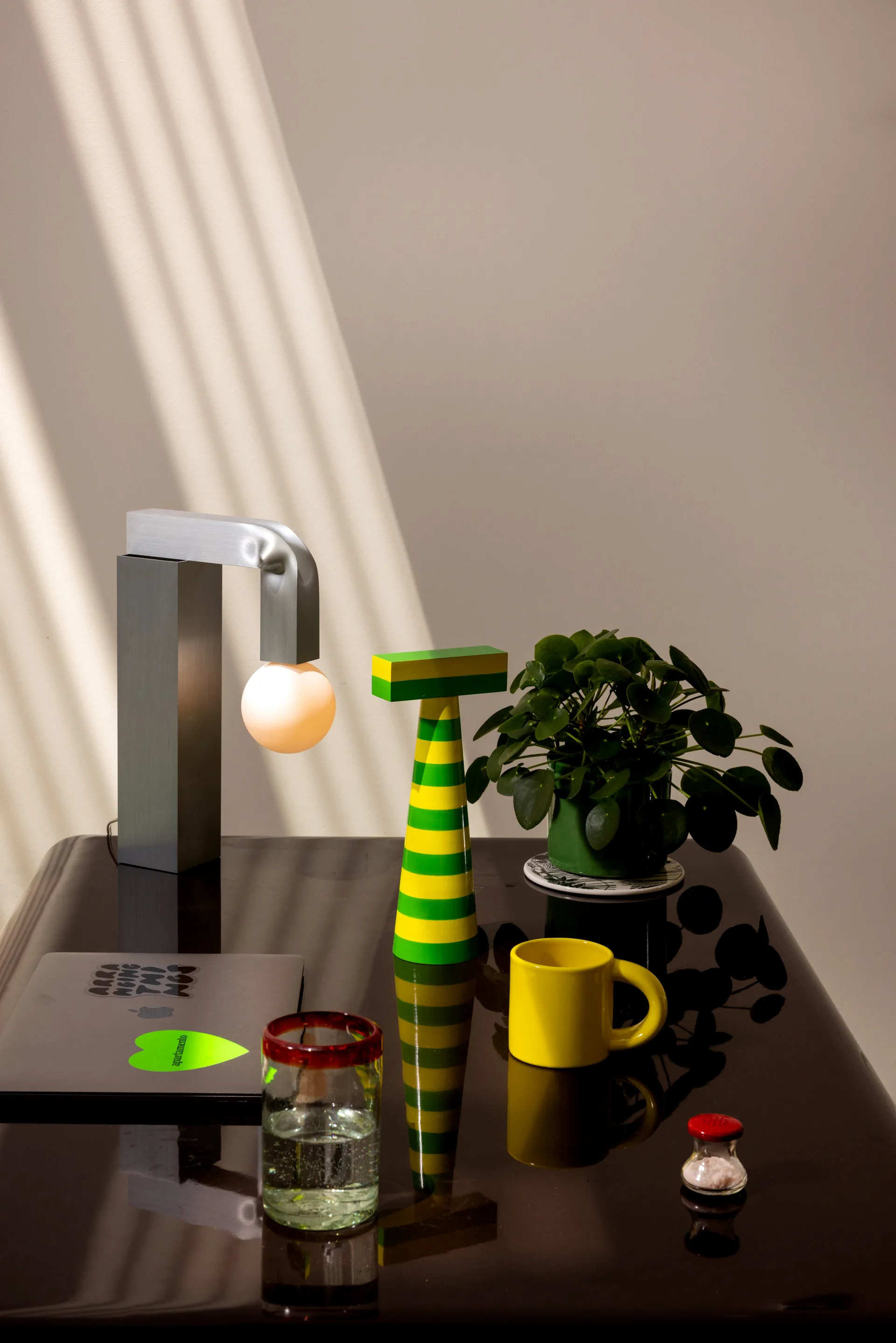 Molino Horizontal salt- & pepper mill 29 cm, Green-yellow Hem