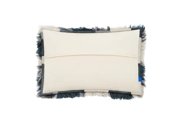 Monster cushion Large 40x60 cm - Dark teal-off white - Hem