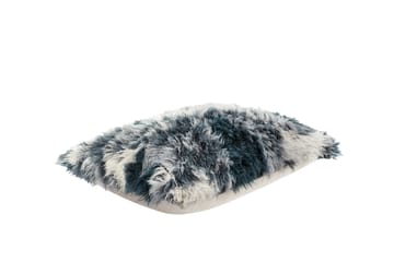 Monster cushion Large 40x60 cm - Dark teal-off white - Hem