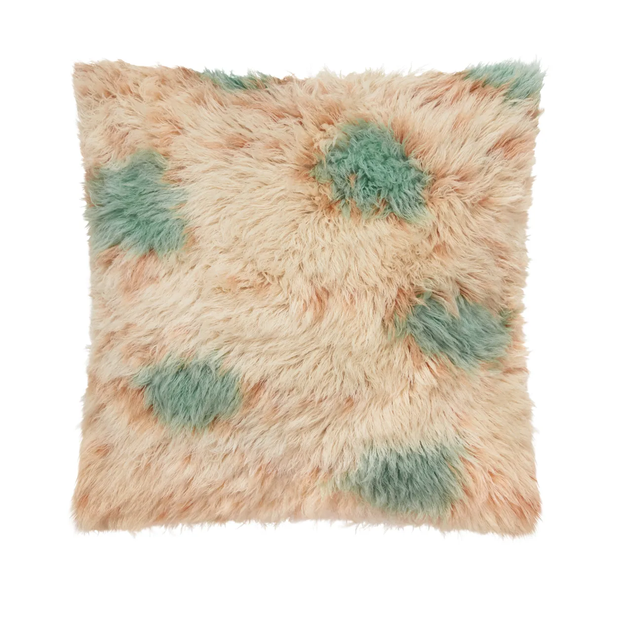 Hem Monster cushion Medium 50x50 cm Turquoise-peach