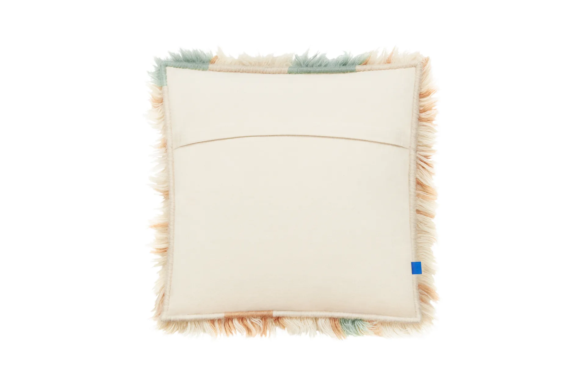 Monster cushion Medium 50x50 cm, Turquoise-peach Hem