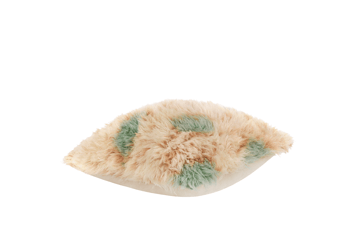 Monster cushion Medium 50x50 cm - Turquoise-peach - Hem