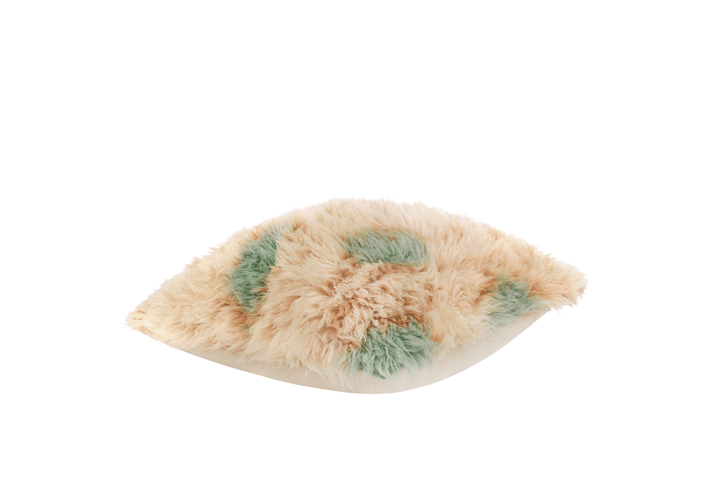 Monster cushion Medium 50x50 cm, Turquoise-peach Hem