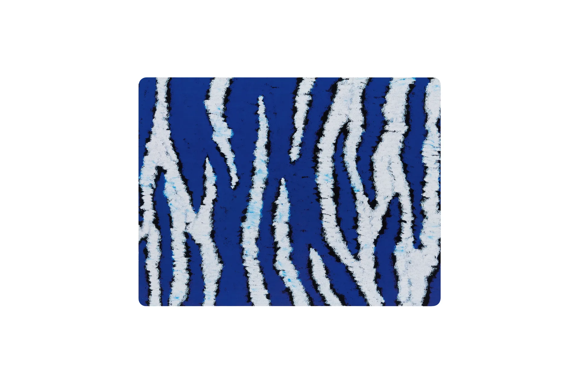 Monster placemat 30x40 cm 2-pack, Ultramarine blue-white Hem