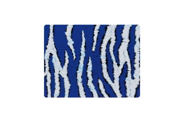 Monster placemat 30x40 cm 2-pack - Ultramarine blue-white - Hem