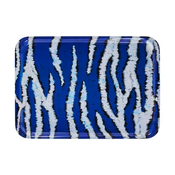Monster tray Medium 37x53 cm - Ultramarine blue-white - Hem