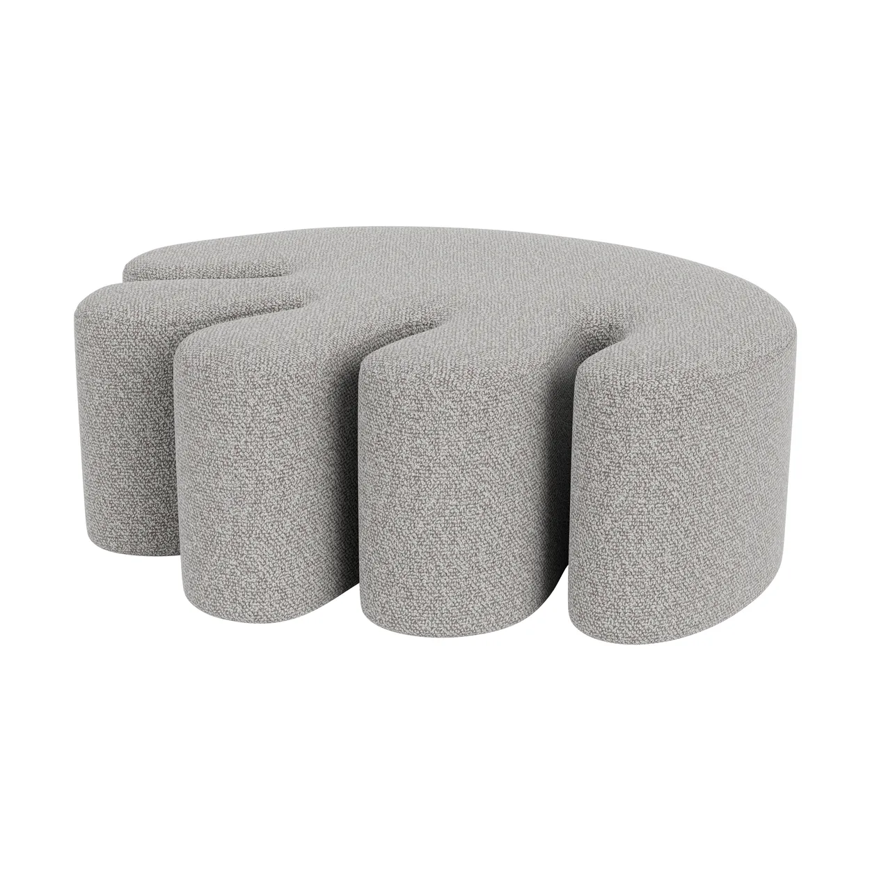 Hem Palma pouf Large 99x118 cm Pebble | Scandinavian Design | Sitting poufs | Grey