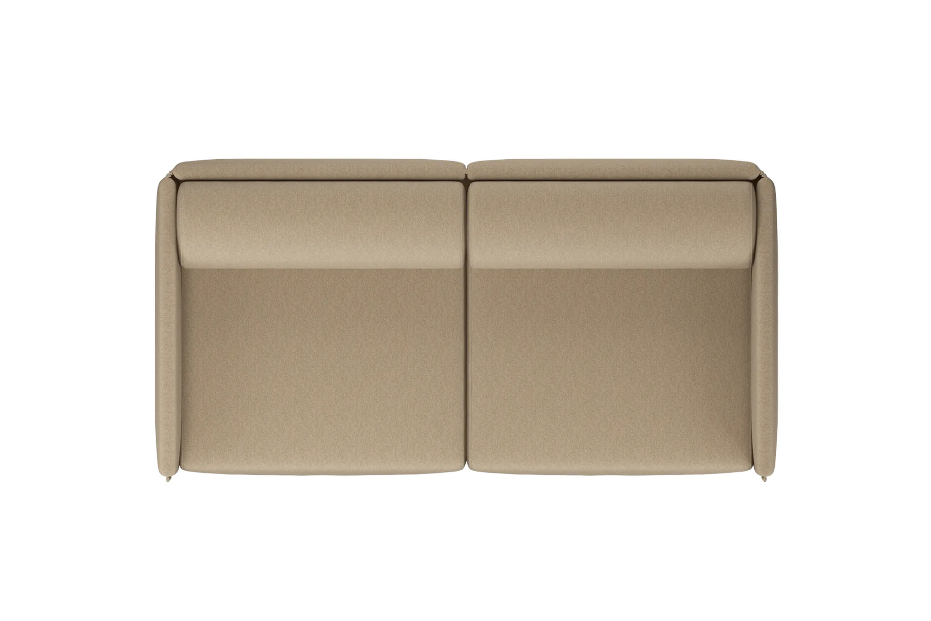 Palo Block 2-seater sofa Low 200 cm, Beige Hem