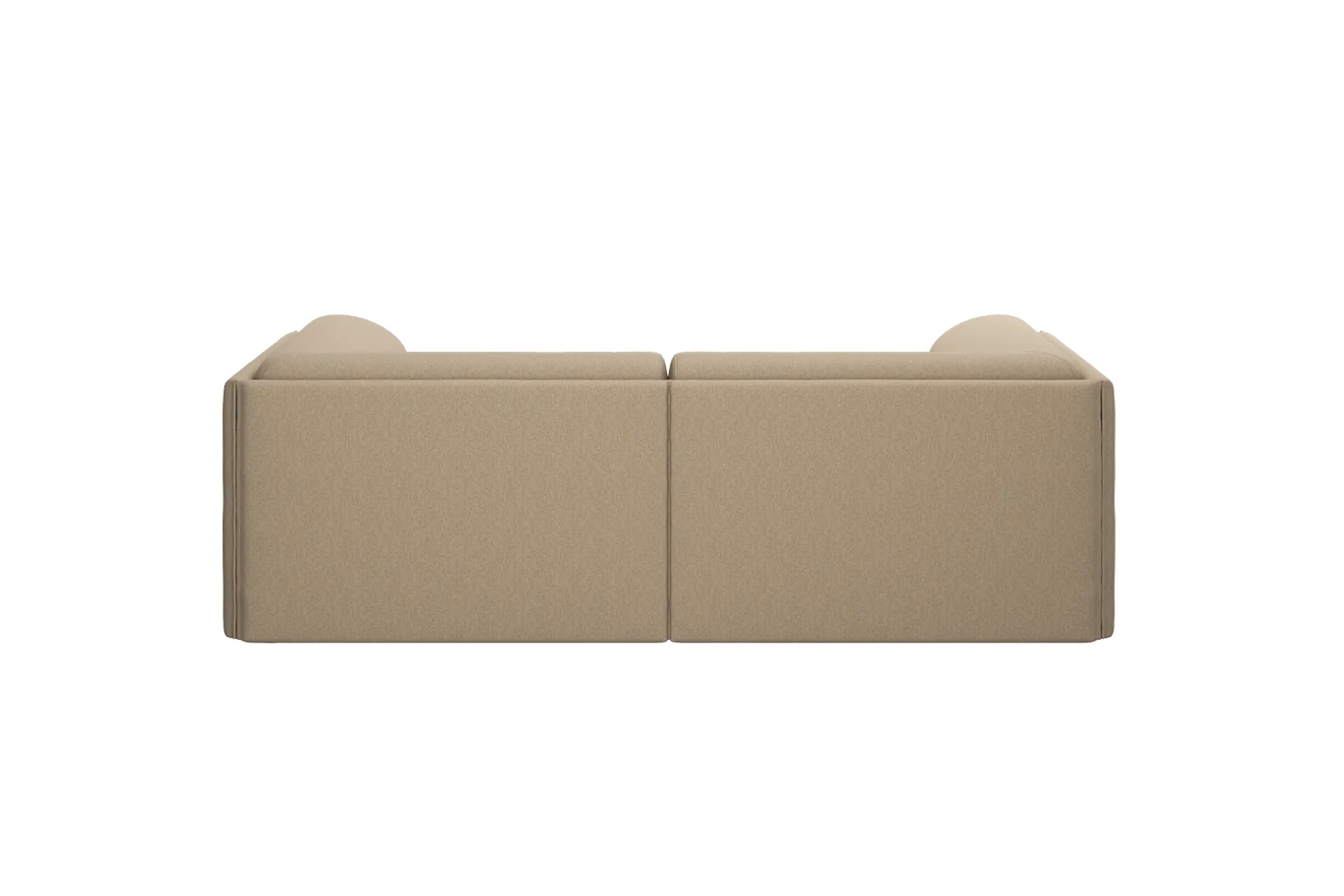 Palo Block 2-seater sofa with arm rest Low 200 cm, Beige Hem