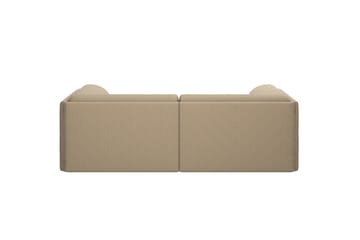 Palo Block 2-seater sofa with arm rest Low 200 cm - Beige - Hem