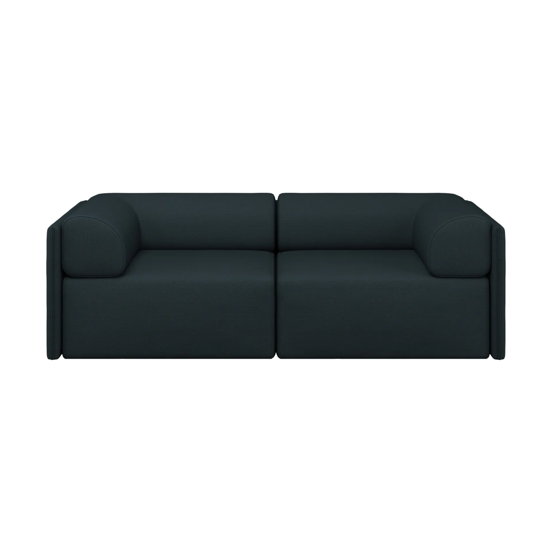Palo Block 2-seater sofa with arm rest Low 200 cm, Pine Hem