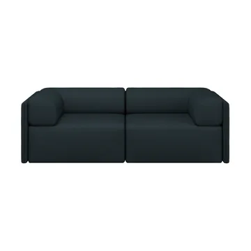 Palo Block 2-seater sofa with arm rest Low 200 cm - Pine - Hem