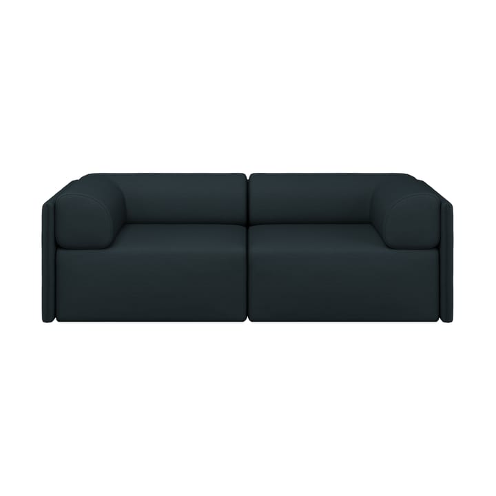 Palo Block 2-seater sofa with arm rest Low 200 cm - Pine - Hem
