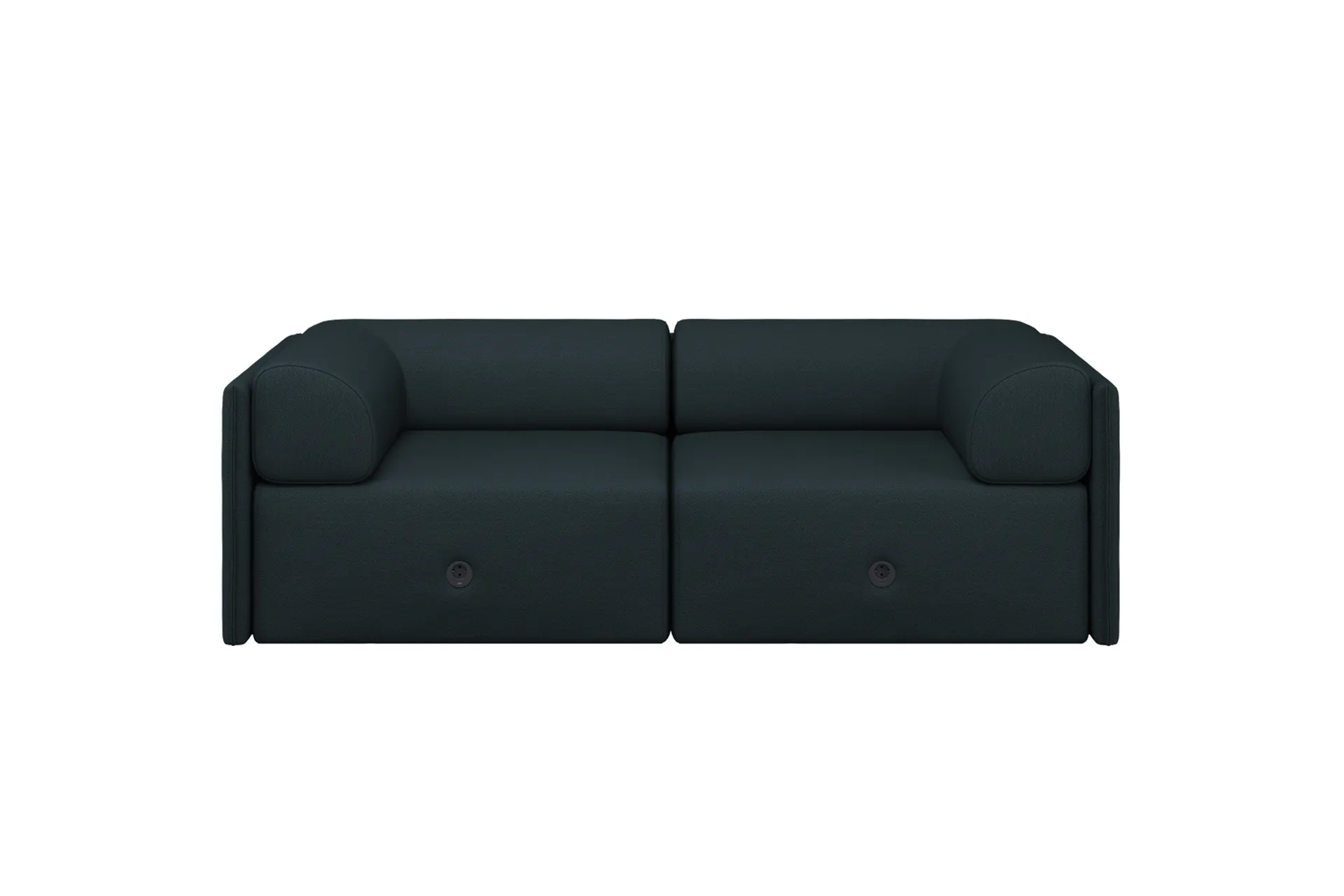 Palo Block 2-seater sofa with arm rest Low 200 cm, Pine Hem