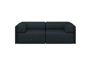 Palo Block 2-seater sofa with arm rest Low 200 cm - Pine - Hem