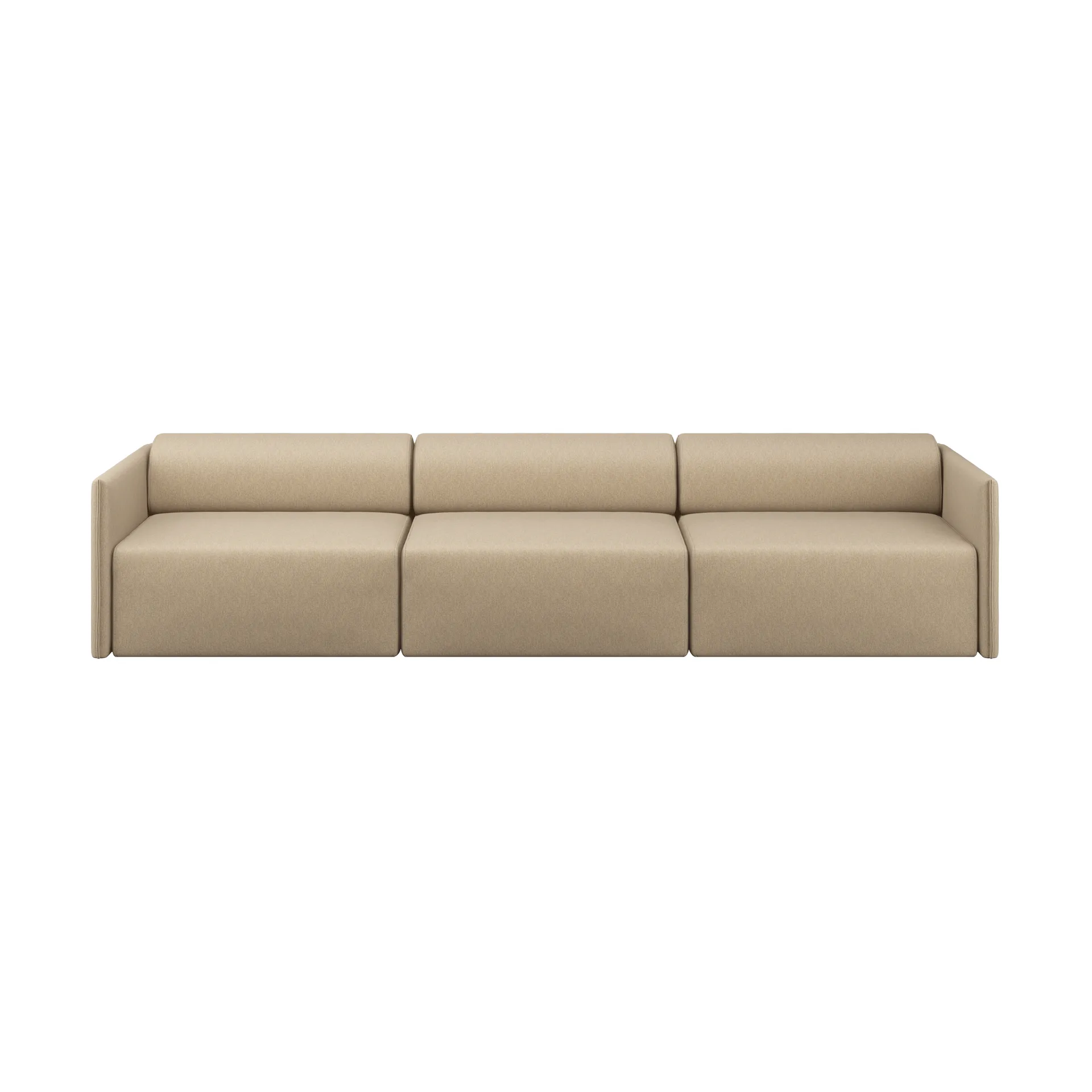 Palo Block 3-seater sofa Low 295 cm, Beige Hem