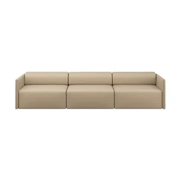 Palo Block 3-seater sofa Low 295 cm - Beige - Hem