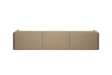 Palo Block 3-seater sofa Low 295 cm - Beige - Hem