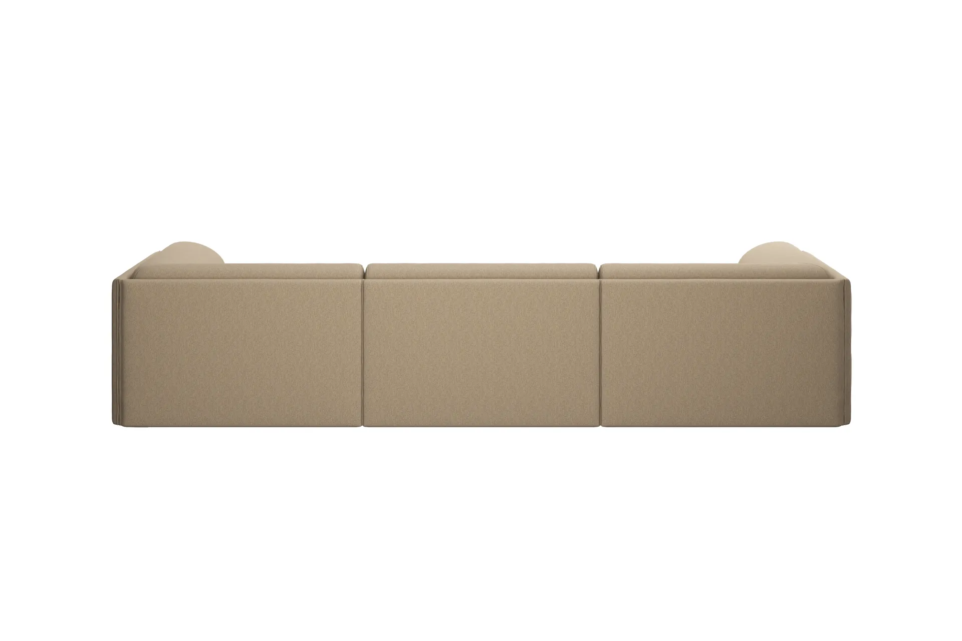 Palo Block 3-seater sofa with arm rest Low 295 cm, Beige Hem