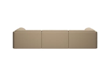 Palo Block 3-seater sofa with arm rest Low 295 cm - Beige - Hem