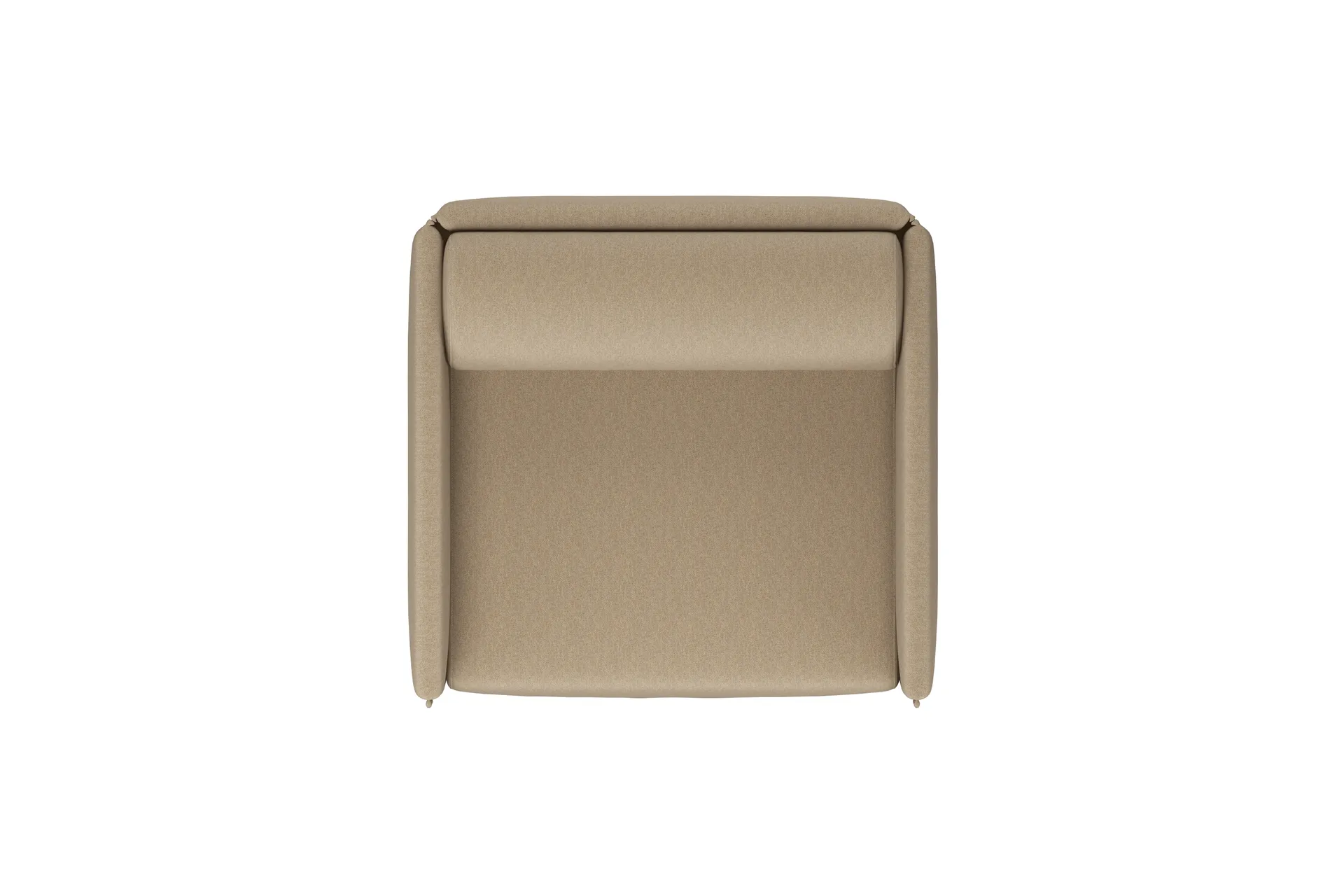 Palo Block Single-seater arm chair Low, Beige Hem