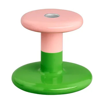 Pesa candlestick Low 11 cm - Pink-green - Hem