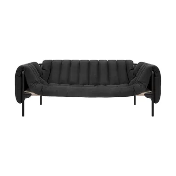 Puffy 2,5-seater sofa 205 cm - Anthracite-black grey - Hem