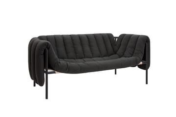 Puffy 2,5-seater sofa 205 cm - Anthracite-black grey - Hem