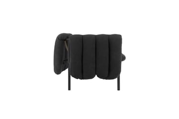 Puffy 2,5-seater sofa 205 cm - Anthracite-black grey - Hem