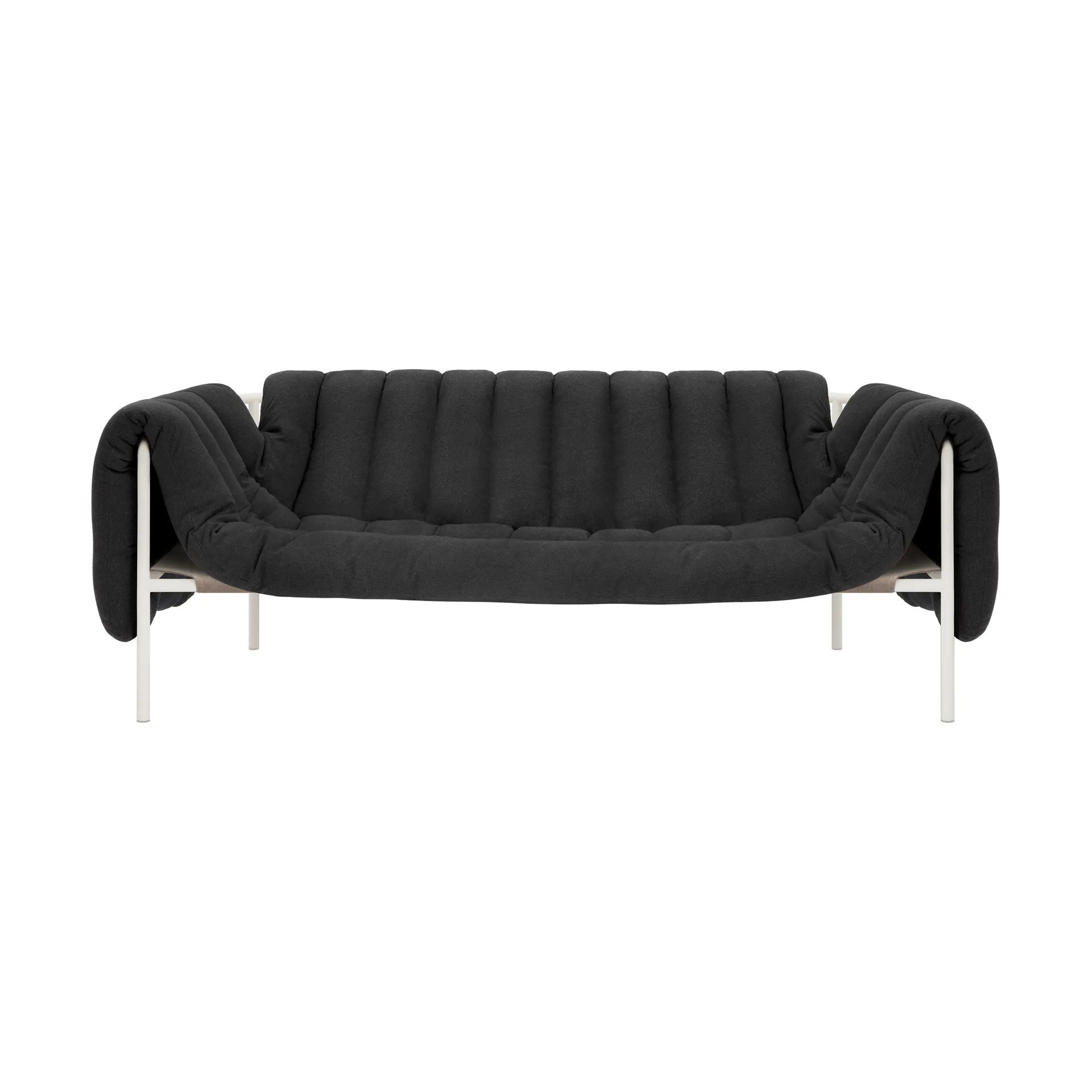 Puffy 2,5-seater sofa 205 cm, Anthracite-cream Hem