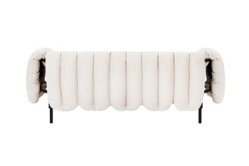 Puffy 2,5-seater sofa 205 cm - Natural-black grey - Hem