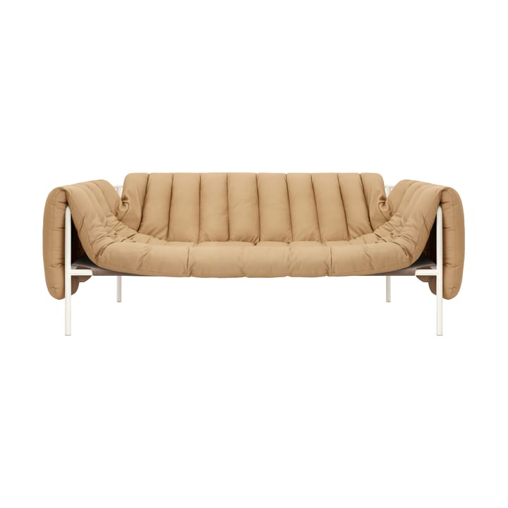 Puffy 2,5-seater sofa 205 cm - Sand leather-cream - Hem