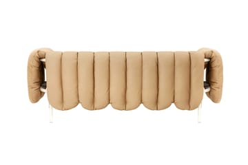 Puffy 2,5-seater sofa 205 cm - Sand leather-cream - Hem