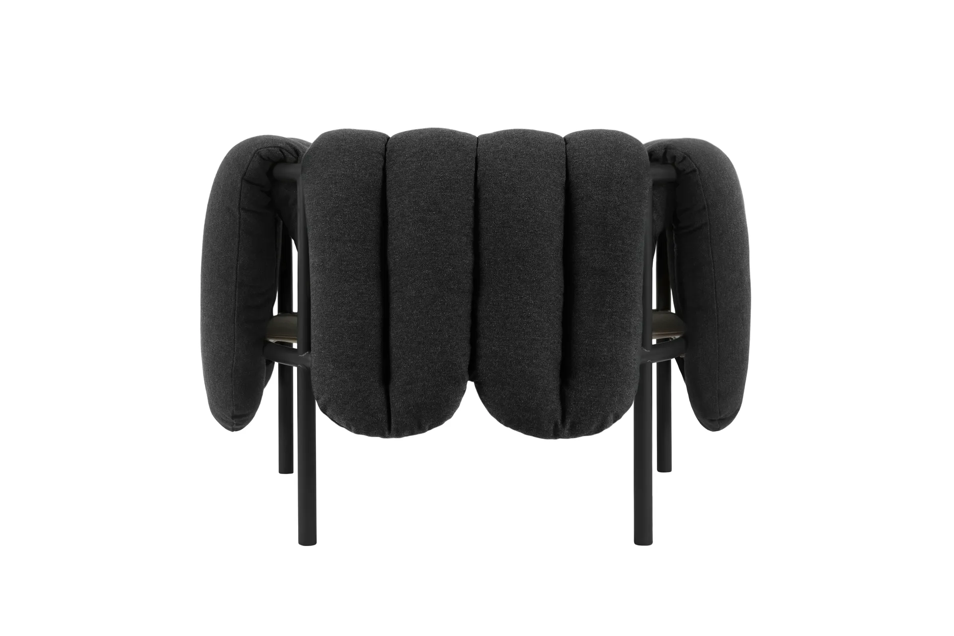 Puffy lounge chair, Anthracite-black grey Hem