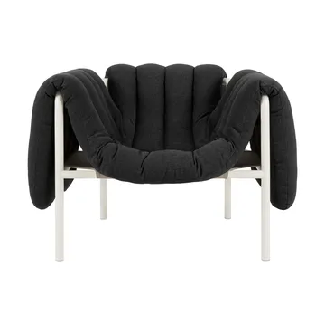 Puffy lounge chair - Anthracite-cream - Hem